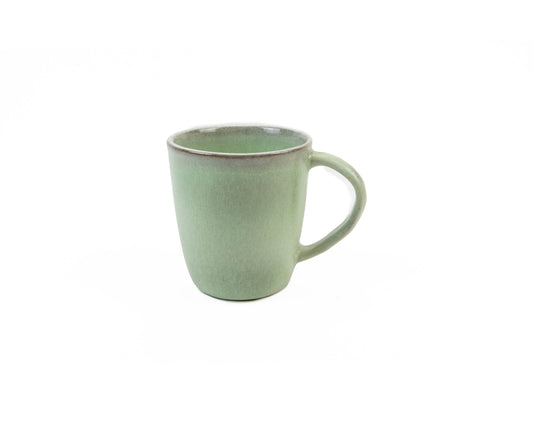 Set of 6 mugs in green collection Aveiro - Maria Terracotta