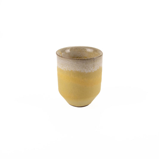 Lot de 4 tasses à café expresso jaune Collection Aveiro Maria Terracota