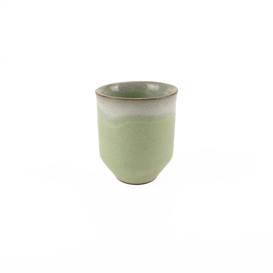 Lot de 4 tasses à café expresso verte Collection Aveiro Maria Terracota