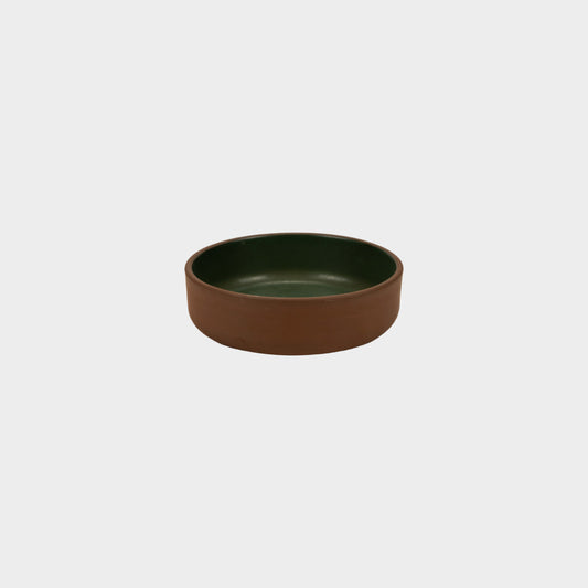 Lot de 6 assiettes creuse verte collection Terra Maria Terracota