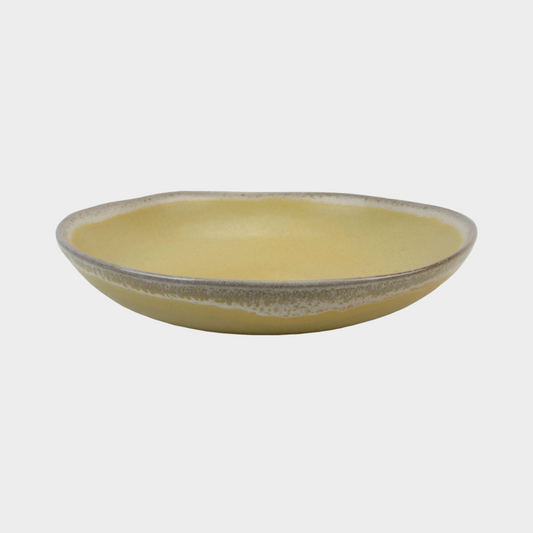 Conjunto 6 pratos de pasta  amarelo Maria Terracota Aveiro