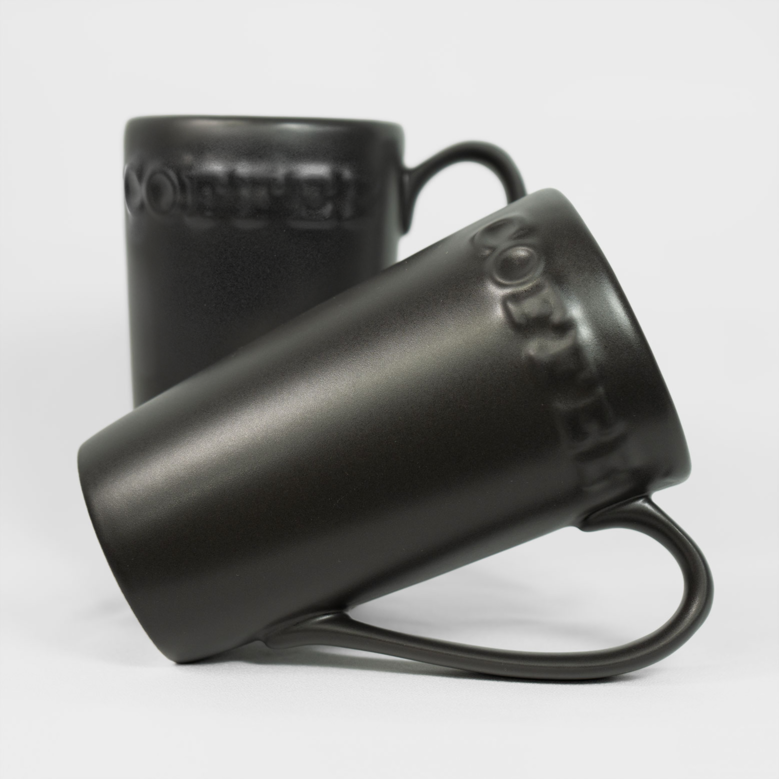 Caneca preta Coffee