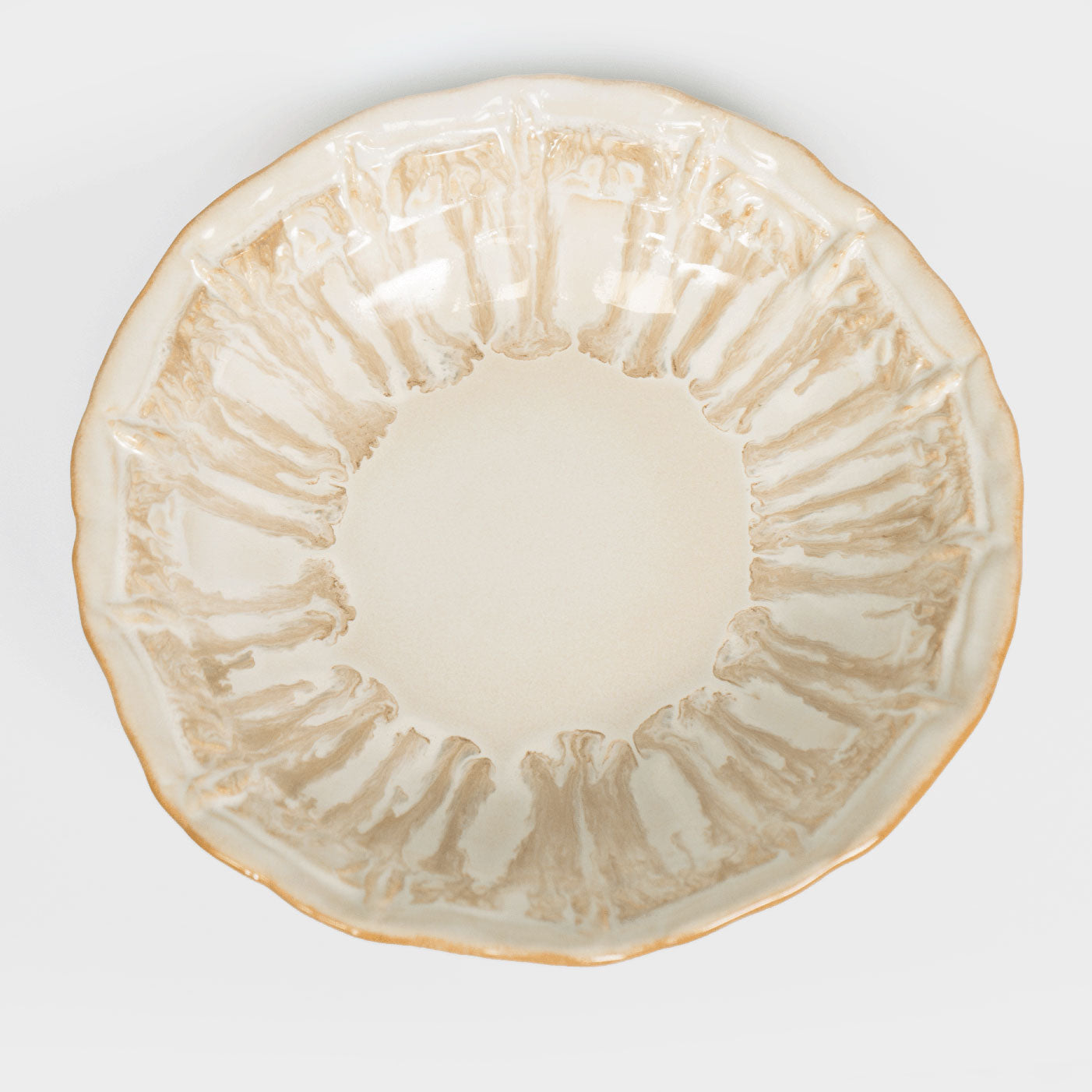 Saladeira grande Crema