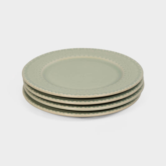 Medium Plate in green Évora