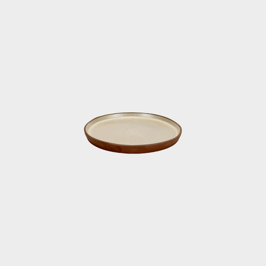 Lot de 6 assiettes à dessert crème collection Terra Maria Terracota