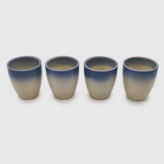 Chávena expresso Essência beje com azul isara