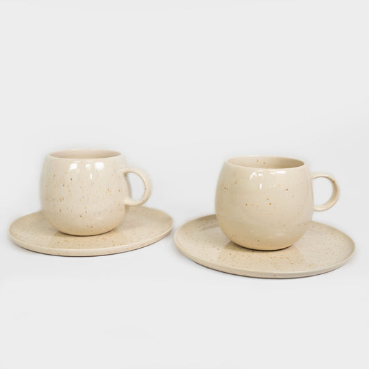 Conjunto de caneca e prato Formentera