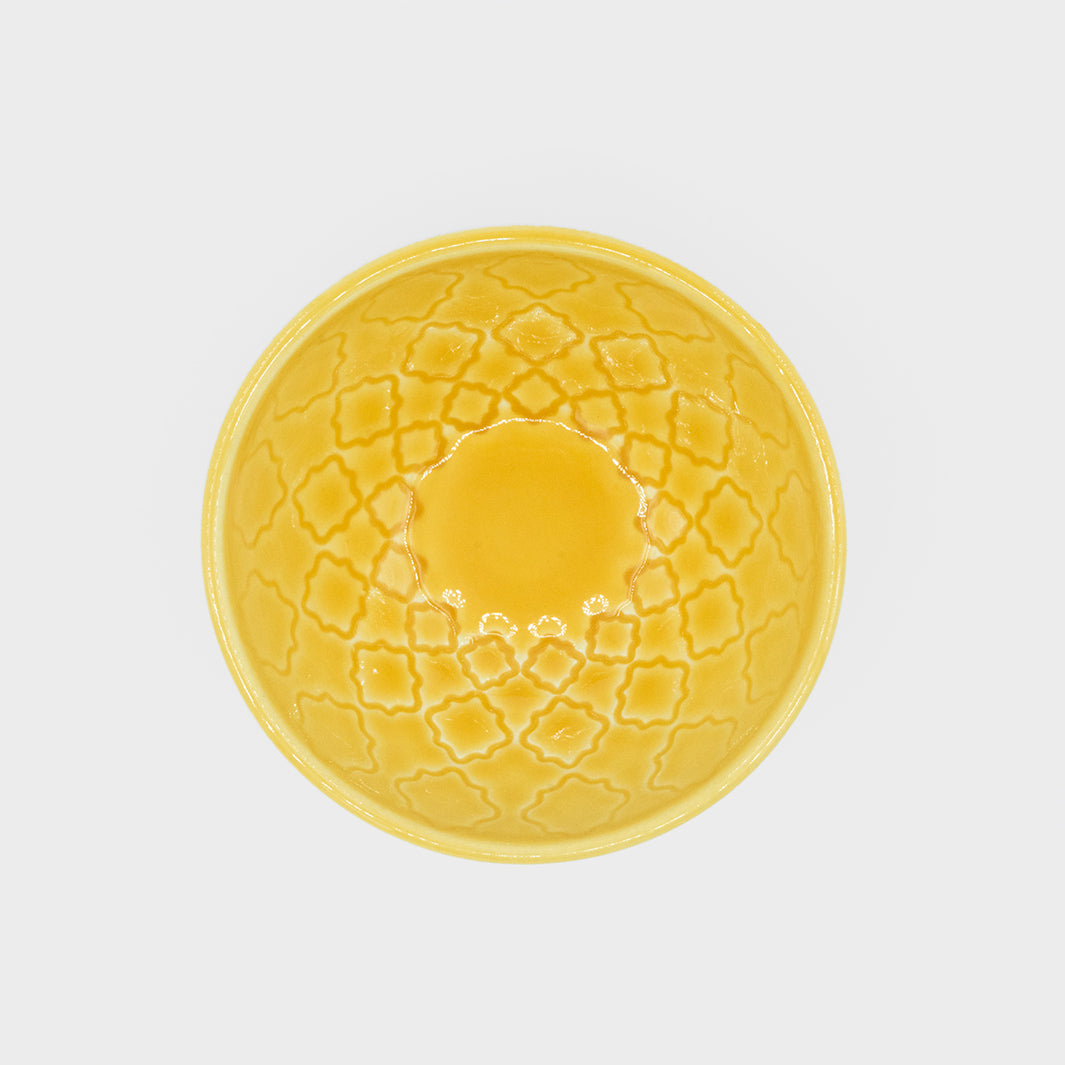 Conjunto Tabuleiros Verity Branco e Amarelo