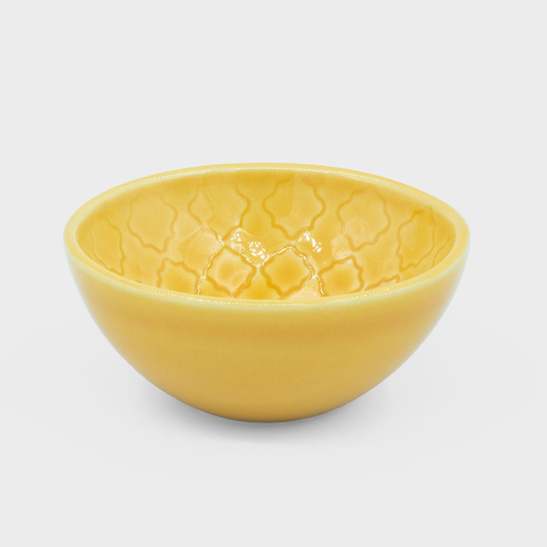 Conjunto Tabuleiros Verity Branco e Amarelo