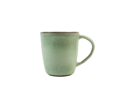 Set of 6 mugs in green collection Aveiro - Maria Terracotta