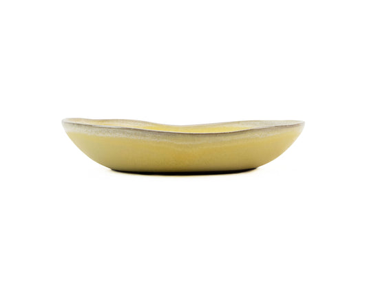 Set of 4 oval bowls in yellow collection Aveiro - Maria Terracota 