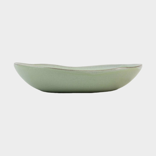 Taça oval verde Maria Terracota Aveiro