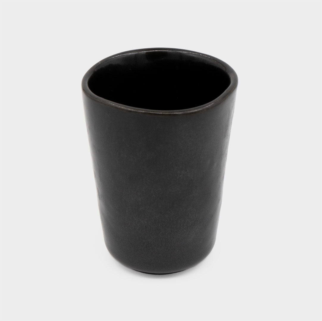 Chávena de café com prato Basalto