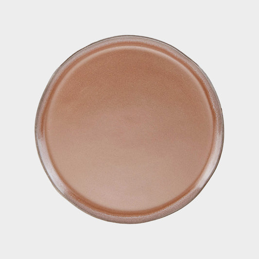 Set of 6 dinner plates in rose collection Aveiro - Maria Terracota 